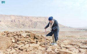 بدء أعمال المسح الأثري في محمية الملك خالد الملكية